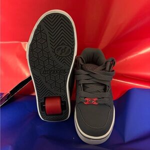 Heelys Kids' Charcoal and Red Sneakers
